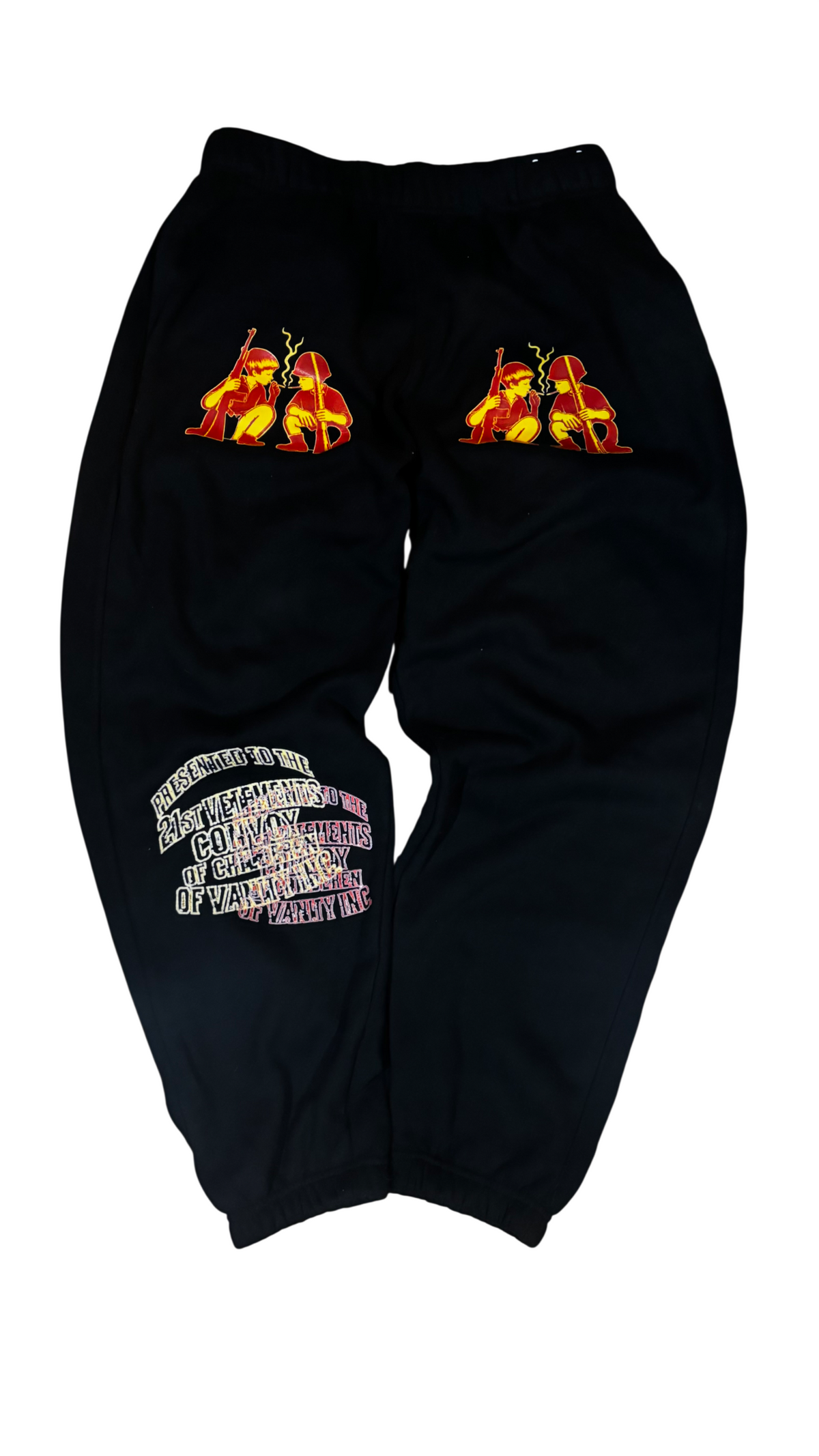 Heavyweight Black “Product of Vanity” Sweatpants